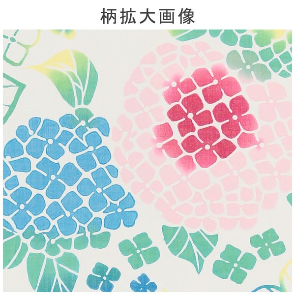 注染手ぬぐい 紫陽花 アジサイ てぬぐい 日本製 ホワイト 33×90 画像