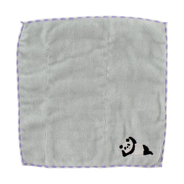 ギフトBOX入り アニマルはんかち パンダ柄 23×23cm 画像