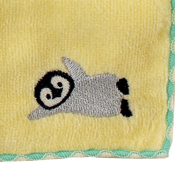 ギフトBOX入り アニマルはんかち ペンギン柄 23×23cm 画像