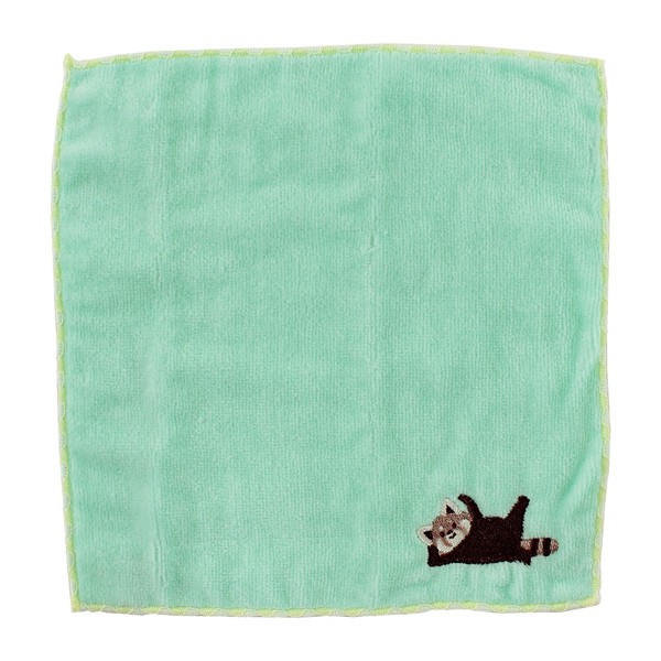 ギフトBOX入り アニマル はんかち レッサーパンダ柄 23×23cm 画像