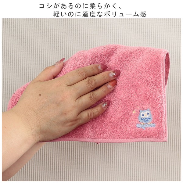 Lucky Charm Handkerchief – Akabeko Organic Cotton Hand Towel Green 25 x 25cm image