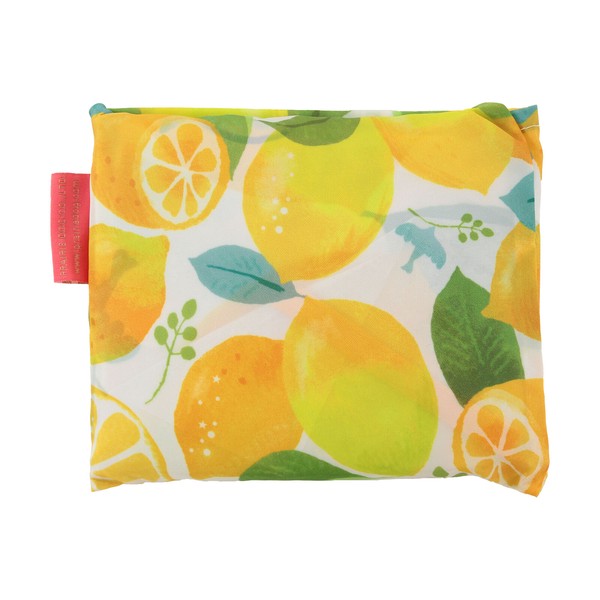 2Way ショッピングバッグ エコバッグ Lemon 葉っぱ 53×40cm 画像