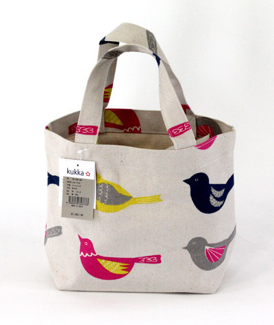 ミニトートバッグ　内ポケット付き　フォーゲルの柄 画像