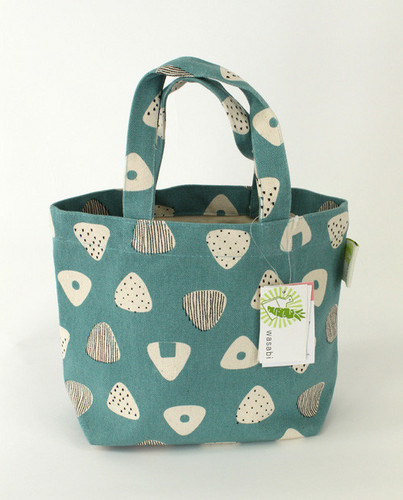 ミニトートバッグ　和風　おむすび 全体画像