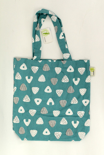 A4サイズのトートバッグ　和風　おむすび 全体画像