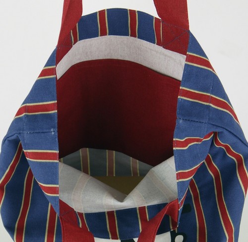 A4サイズのトートバッグ 内ポケット付き トラッドダニエルRE 画像