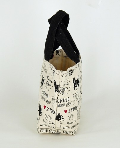 ミニトートバッグ　内ポケット付き　ブルトンカフェIV 画像