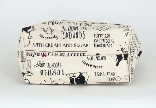 ミニトートバッグ　内ポケット付き　ブルトンカフェIV 画像