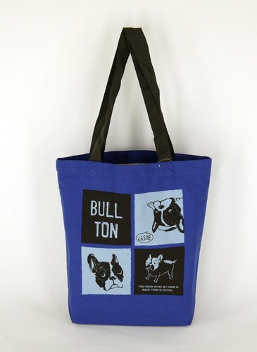 A4サイズのトートバッグ　内ポケット付き　ブルトンシネマBL 画像