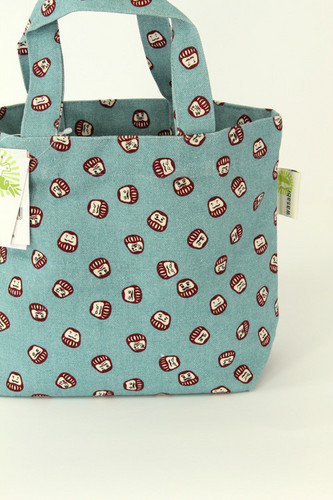 ミニトートバッグ　和風　まめだるま 画像