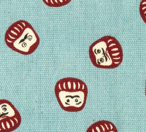 A4サイズのトートバッグ　和風　まめだるま 画像