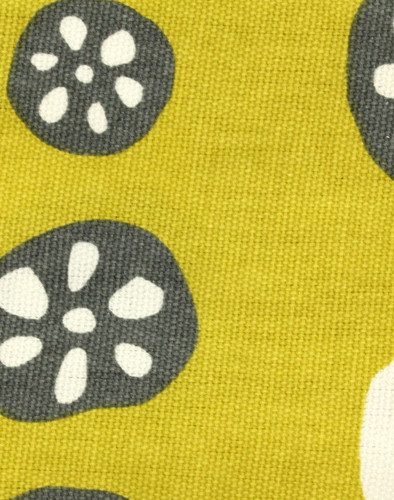 A4サイズのトートバッグ　和風　れんこんの柄 画像