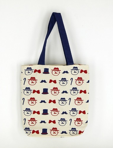 A4サイズのトートバッグ 内ポケット付き ラインダニエル 全体画像