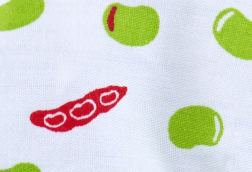 巾着袋Sサイズ　小物入れにぴったりなかわいい巾着袋　そらまめIV 画像