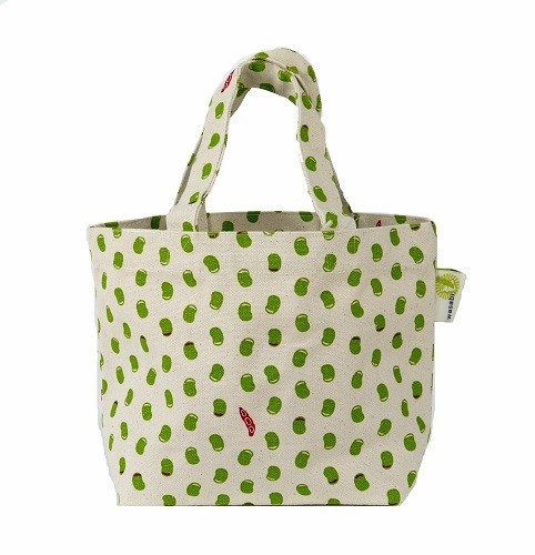 ミニトートバッグ　内ポケット付き　ソラマメIV 全体画像