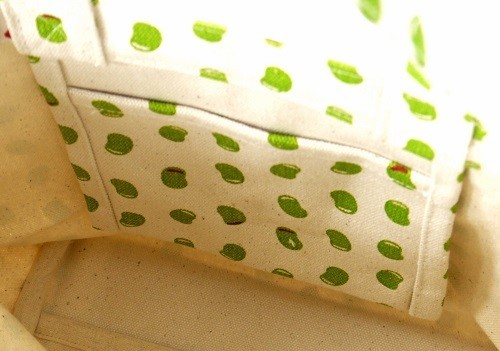 ミニトートバッグ　内ポケット付き　ソラマメIV 画像