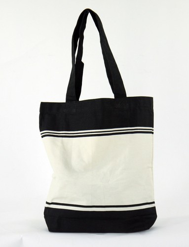 A4サイズのトートバッグ　内ポケット付　アピールブルトンBK 画像