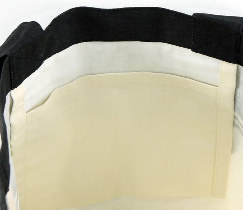 A4サイズのトートバッグ　内ポケット付　アピールブルトンBK 画像