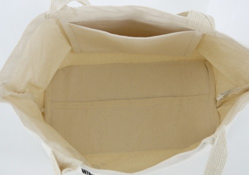 A4サイズが横にゆったり入るトートバッグM　サインブルトンNA 画像