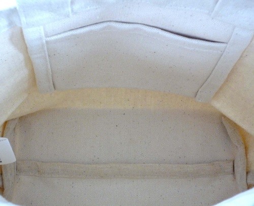 ミニトートバッグ　内ポケット付き　柴田さんさんぽですか 画像