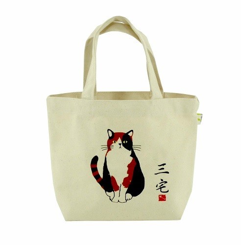 ミニトートバッグ　内ポケット付き　三宅さん　もってく 全体画像