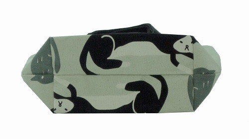 ミニトートバッグ　内ポケット付き　ノースキャットGY 画像