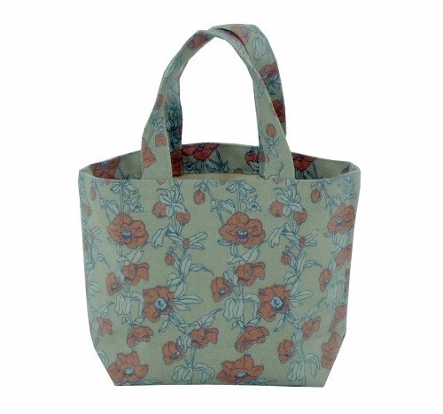 ミニトートバッグ　内ポケット付き　リタBE 全体画像