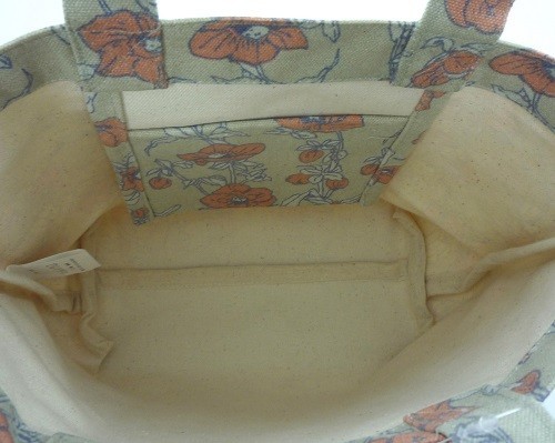 ミニトートバッグ　内ポケット付き　リタBE 画像