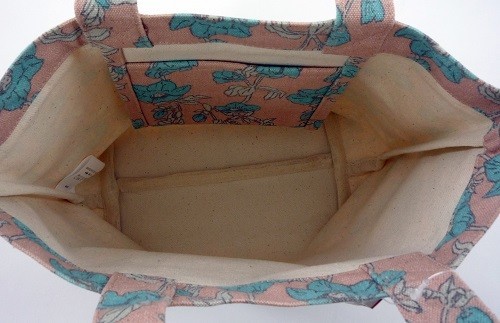 ミニトートバッグ　内ポケット付き　リタPK 画像