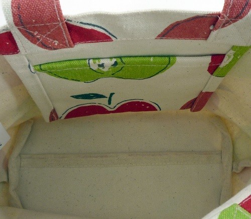 ミニトートバッグ　内ポケット付き　シードルRD 画像