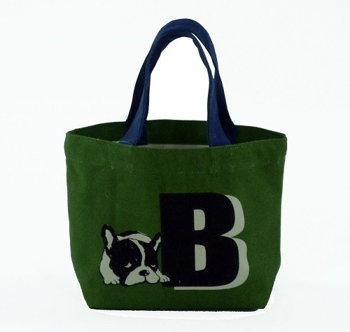 ミニトートバッグ　内ポケット付き　ブルトンビーKH 全体画像