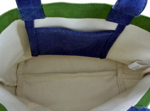 ミニトートバッグ　内ポケット付き　ブルトンビーKH 画像