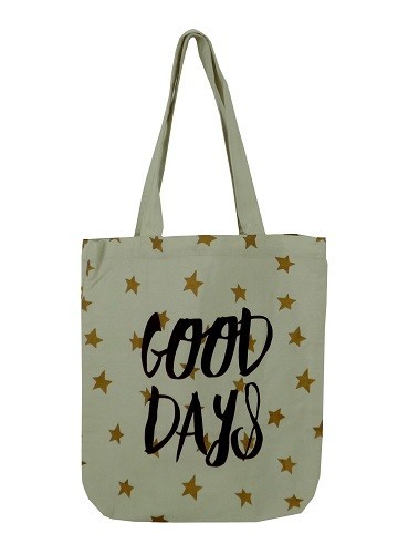 A4サイズのトートバッグ 内ポケット付き グッドデイズ 全体画像