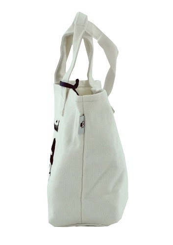 ループ状のもこもこ刺繍 ポコポコミニトートバッグ 内ポケット付き ダニエルNT 画像