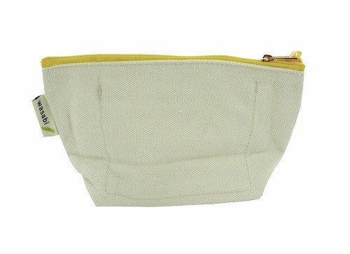 ループ状のもこもこ刺繍：ポコポコマチ付ポーチ　内ポケット付き　みやけさんNT 画像