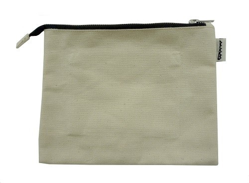 フラットポーチ　トートバッグと柄を合わせるのもオススメ　イタズラオセロ フラットP　BK 画像