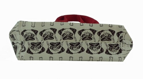 A4サイズのトートバッグ 内ポケット付き ミツケテパグー NA 画像