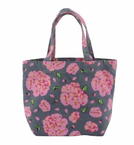 ミニトートバッグ 内ポケット付き オクタ PK GY 全体画像