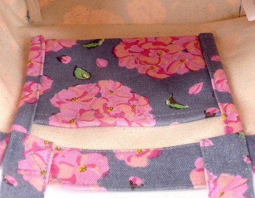 ミニトートバッグ 内ポケット付き オクタ PK GY 画像