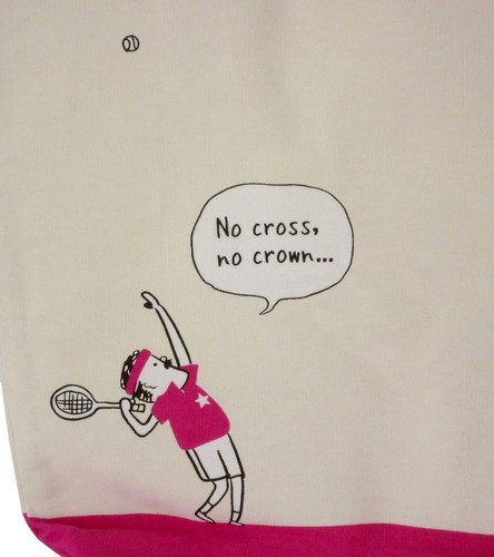 A4サイズのトートバッグ 内ポケット付き テニスチャンプIV 画像