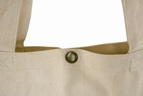 スナップ付A4トートバッグ 内ポケット付き ウォーターメロンNA 画像