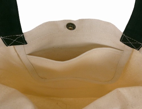 スナップ付A4トートバッグ 内ポケット付き フラミーNA 画像