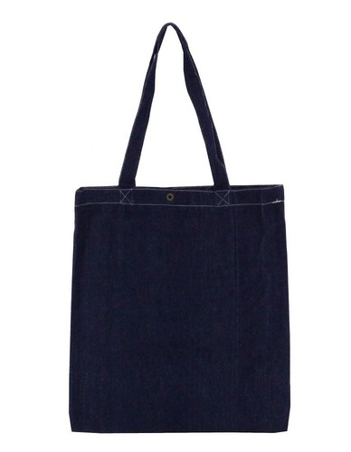 スナップ付A4トートバッグ 内ポケット付き マウンテンNV 画像