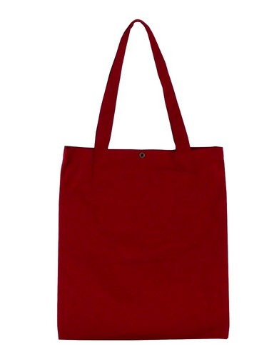 スナップ付A4トートバッグ 内ポケット付き コヨーテRD 画像