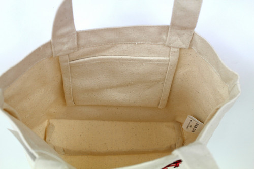 ミニトートバッグ 内ポケット付き とーきょー ナチュラル 画像