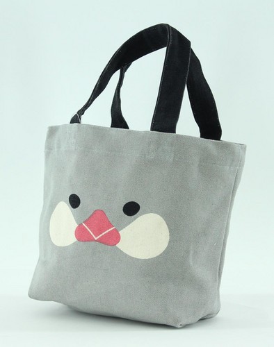 ミニトートバッグ 内ポケット付き さくらアップ グレイ 画像