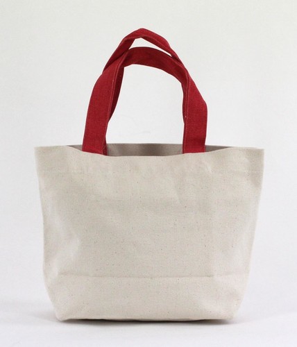 ミニトートバッグ 内ポケット付き ぶんたアップ アイボリー 画像