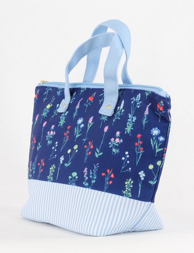 ランチバッグ COOL＆HOT ガーデン ネイビー 画像