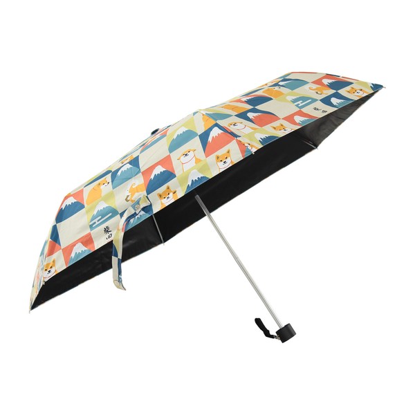 折り畳み傘 晴雨兼用 こま富士しばた 50 アイボリー 画像