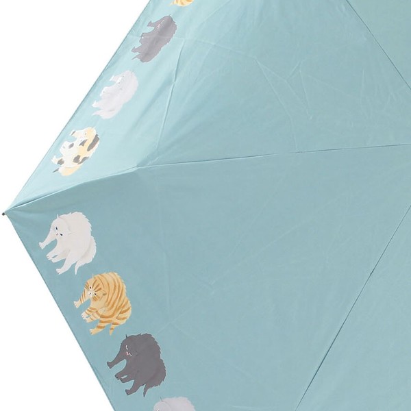 折り畳み傘 晴雨兼用 ヤンノカキャット 50 ミント 画像